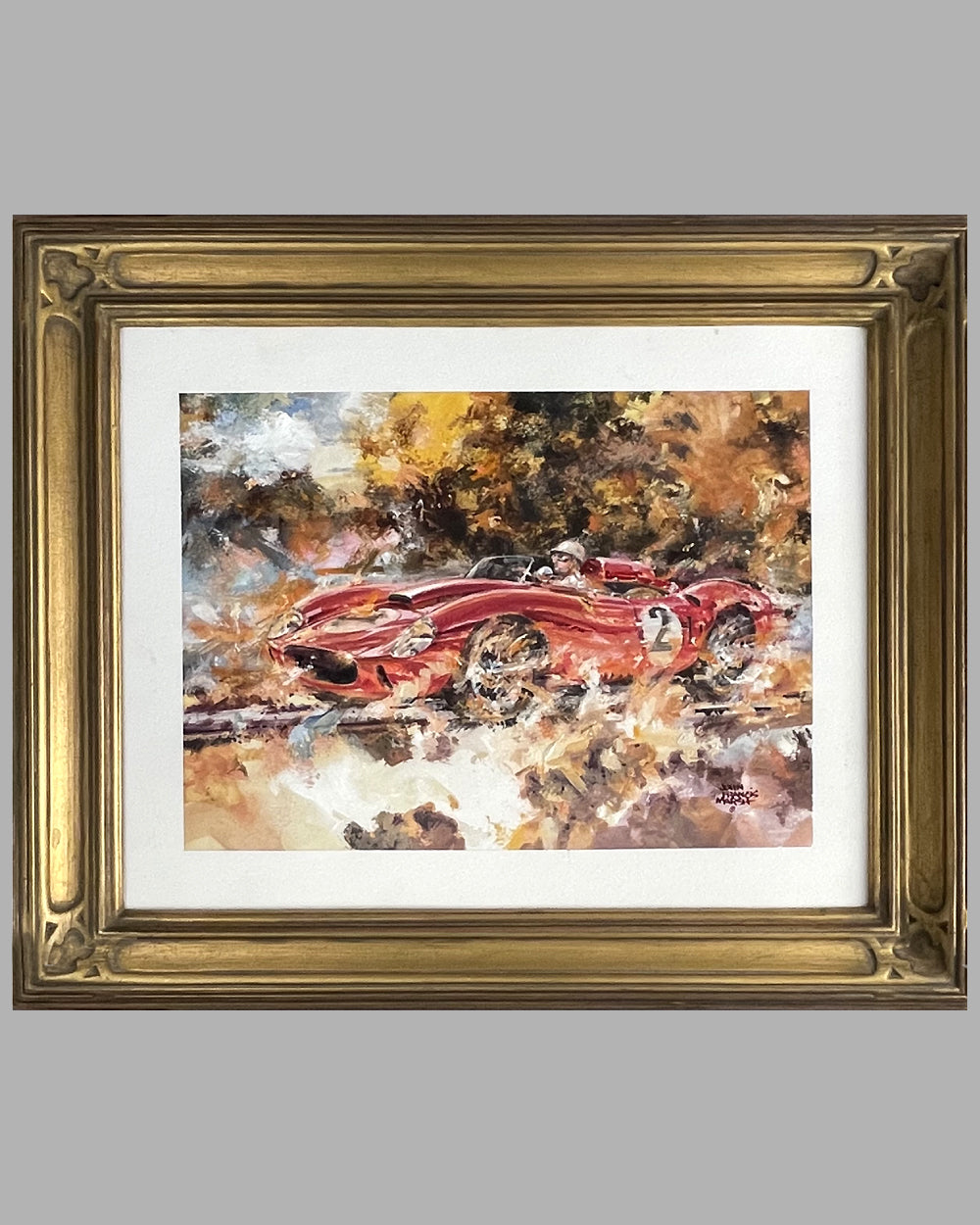 Ferrari 250 TR painting by John Francis Marsh