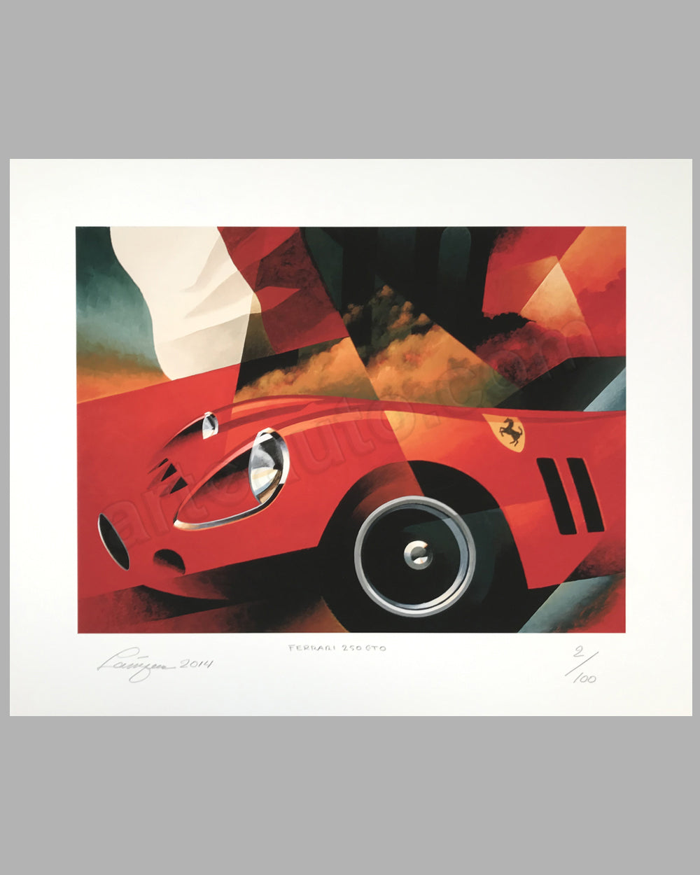 Ferrari GTO giclée by Alain Lévesque