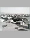 Ferrari's on the west coast autographed b&w photo
