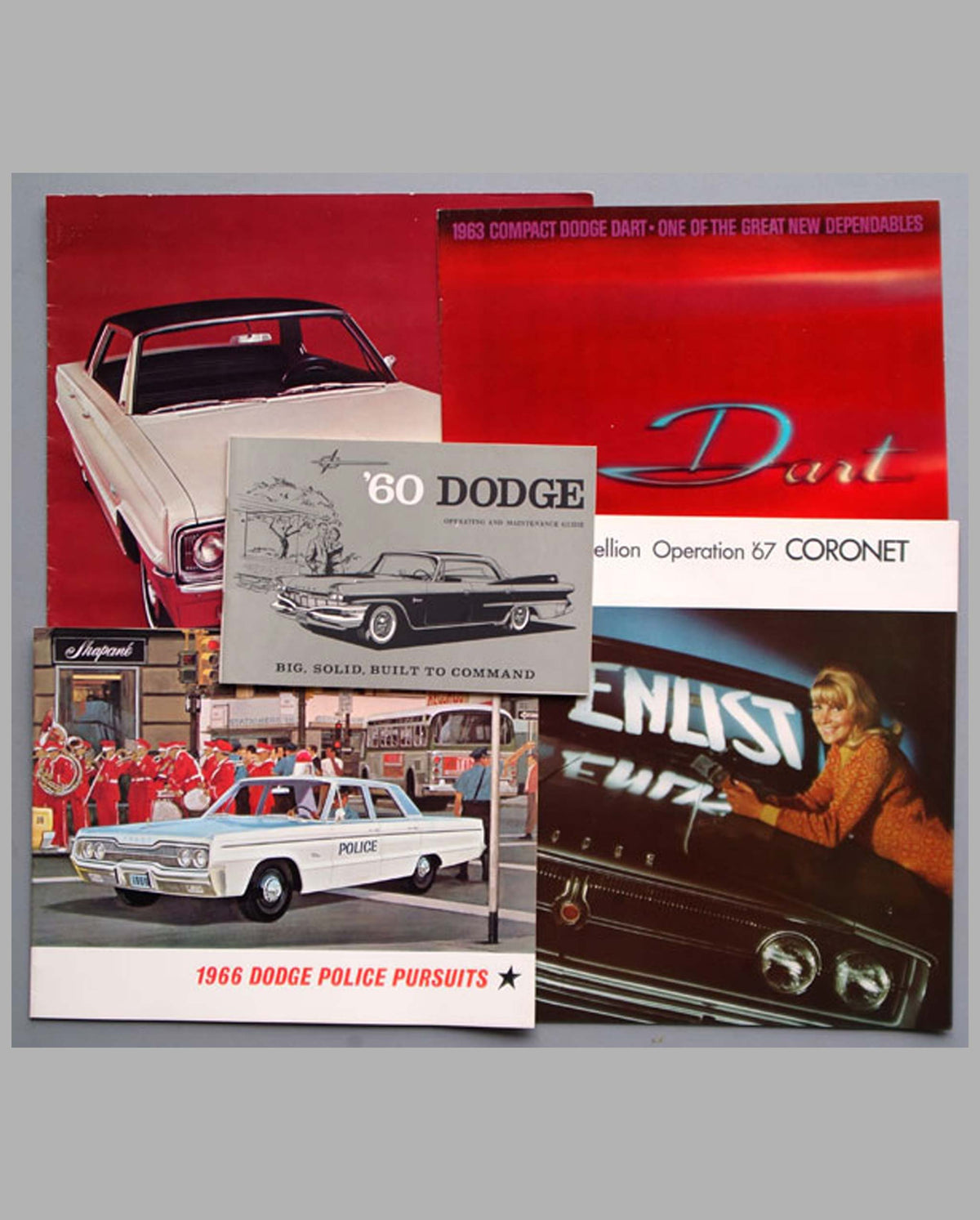 Five 1960&#39;s Dodge publications