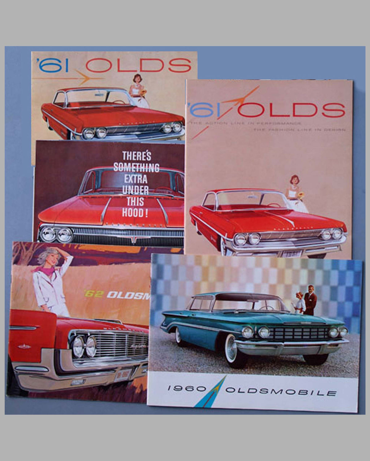 Five Early 1960&#39;s Oldsmobile sales brochures