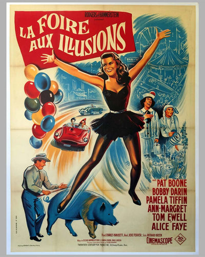 1962 large original movie poster, ‘La Foire aux Illusions’ (State Fair)