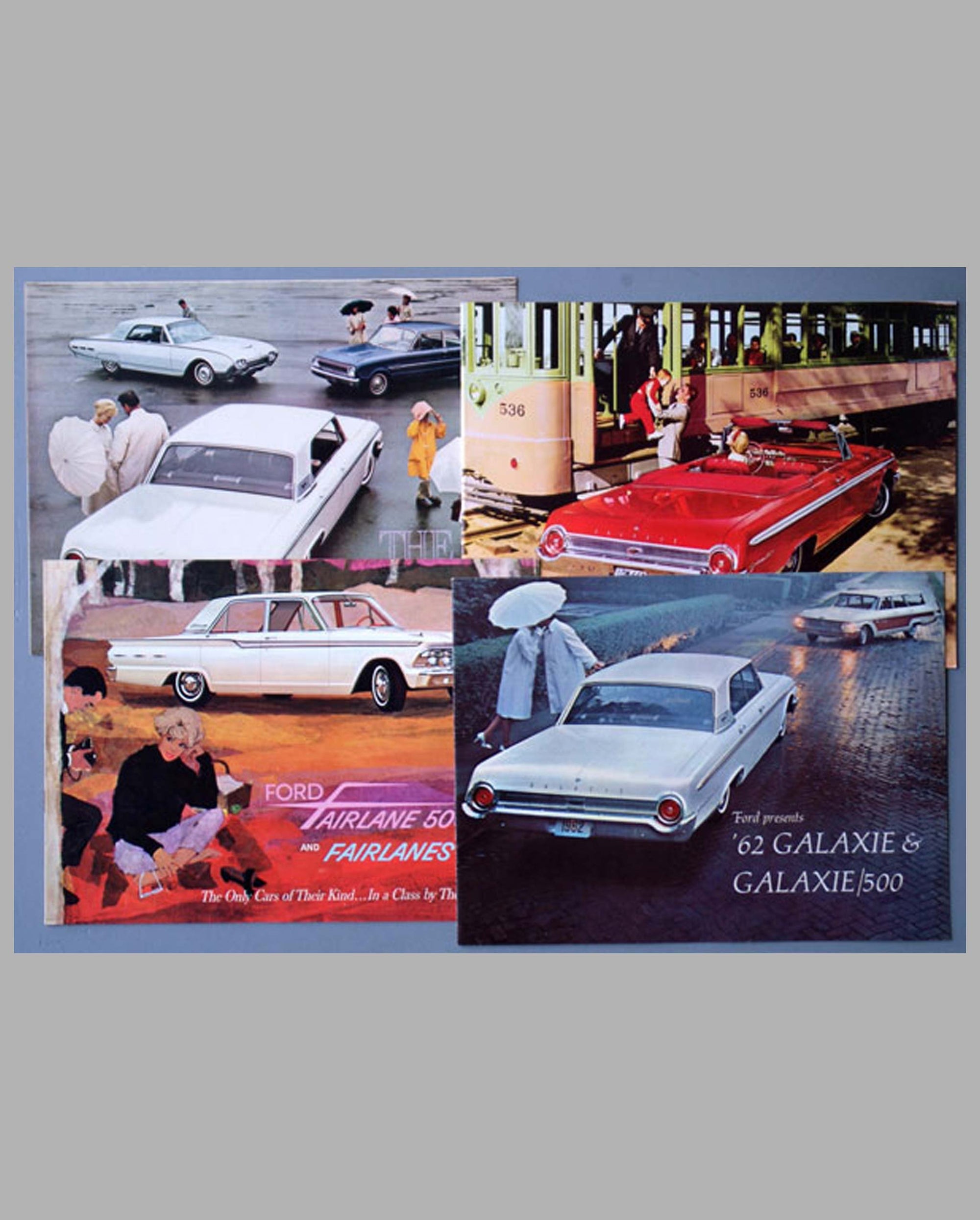Four 1962 Ford sales brochures