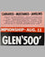 Glen 500 1968 original poster for the Trans Am Championship & SCCA National Championship 3