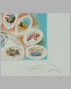 Coupe Gordon Bennett commemorative stamp block plate by Francois Bruere 3