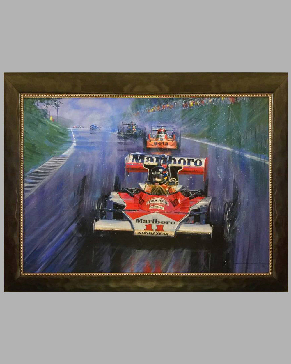 Grand Prix of Japan 1976 acrylic painting by Nicholas Watts