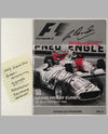 Grand Prix of Europe 1995 official program, autographed, cover