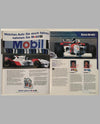 Grand Prix of Europe 1995 official program, autographed, inside 1