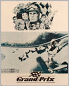 1971 Grand Prix original movie poster, re-release of 1966 movie 2