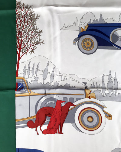 Classic Cars scarf by Gucci