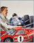 A tribute to Dan Gurney giclée by Chuck Queener 2