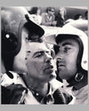 Dan Gurney, Carroll Shelby and Bob Bondurant b&w photograph on rag paper 2