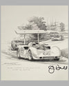 Jim Hall in his Chaparral 2G print by Michael Turner, autographed by the driver 2