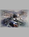 Graham Hill’s BRM P261 wins the Grand Prix of Monaco print by Craig Warwick 2