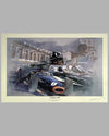 Graham Hill’s BRM P261 wins the Grand Prix of Monaco print by Craig Warwick