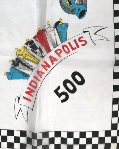 Indianapolis 500 mid 1960's period scarf