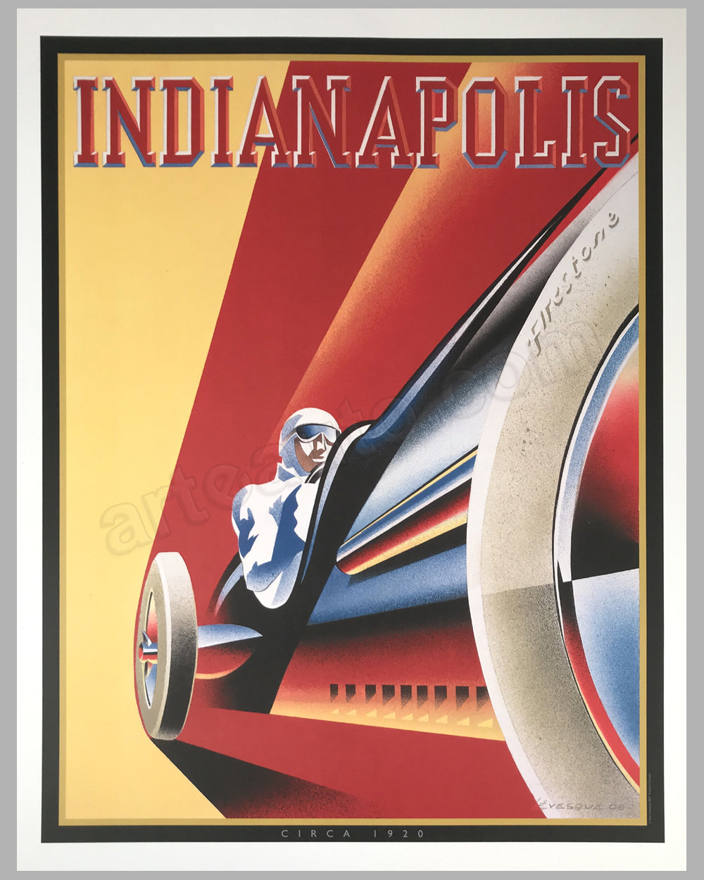 Indianapolis poster by Alain Lévesque