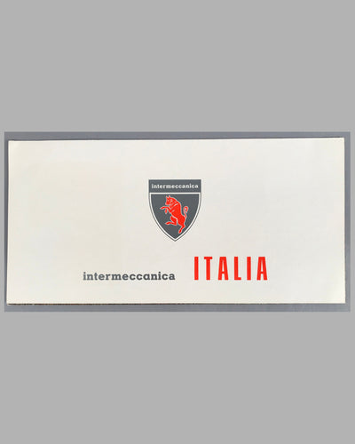 Intermeccanica Italia factory sales brochure, late 1960’s 4