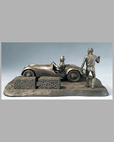 Into the Straight pewter sculpture by Raymond Meyers, 1979 4