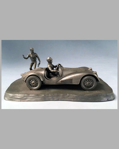 Into the Straight pewter sculpture by Raymond Meyers, 1979 2