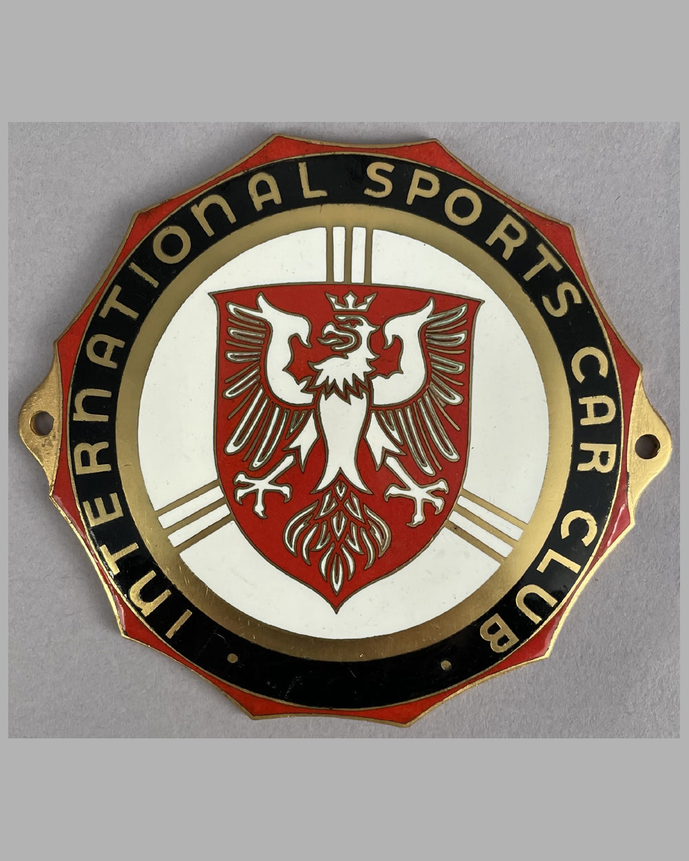 International Sports Car Club, Germany, 1950&#39;s grill badge