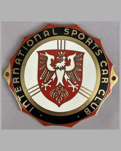 International Sports Car Club, Germany, 1950's grill badge