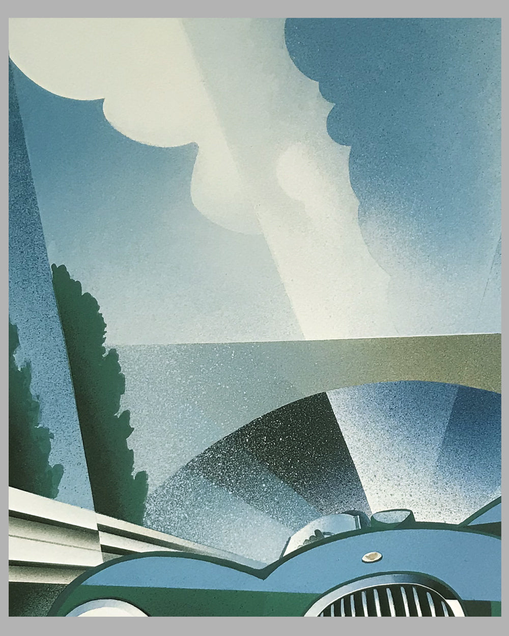 Jaguar C-Type giclée by Alain Lévesque