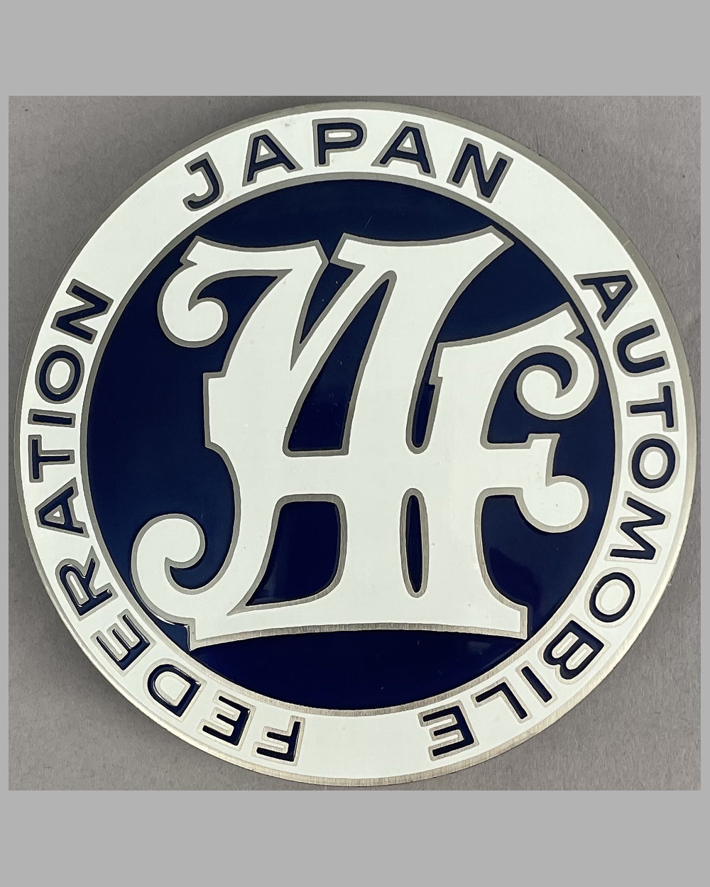 Japan Automobile Federation grill badge, 1960&#39;s