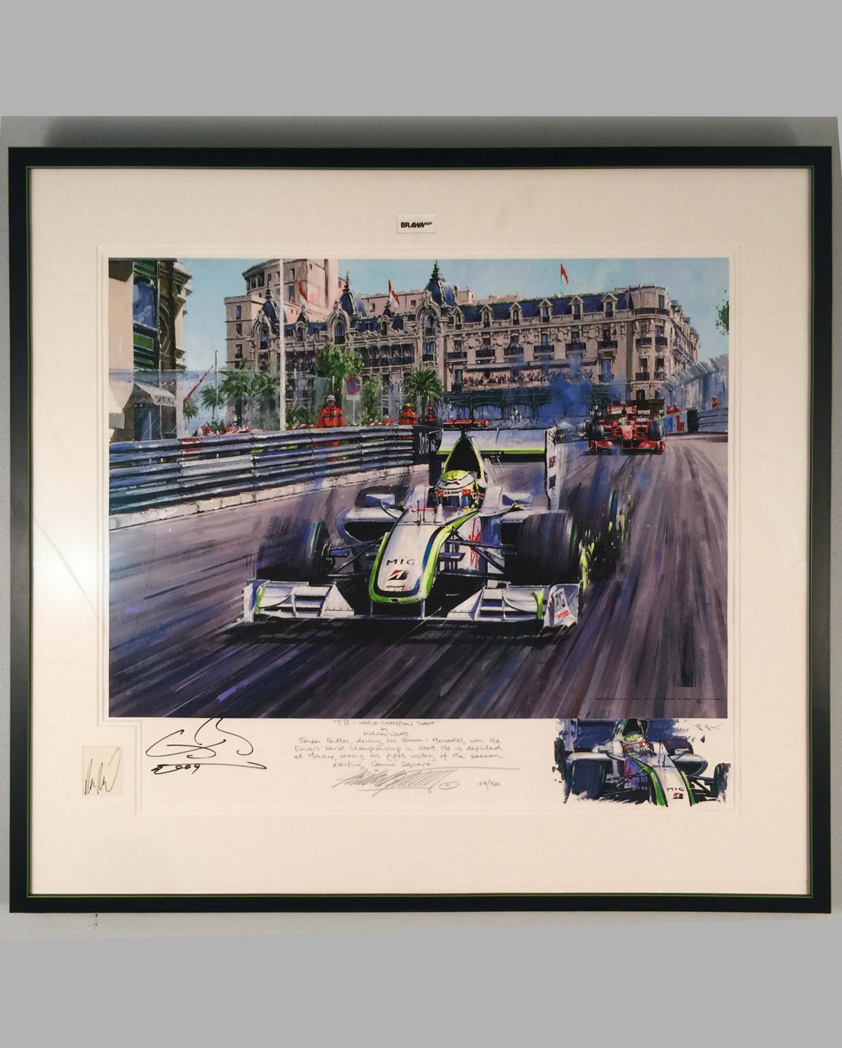 J.B. World Championship 2009 giclee by Nicholas Watts.