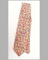 Vintage Car related necktie, Jelly-Bean Cars, printed in England by Liberty