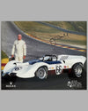 Jim Hall and his Chaparral 2A autographed color photograph by John Lamm 2