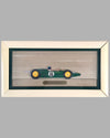 Jim Clark Lotus 1963 painting / sculpture by Roy Nockolds and Rex Hays