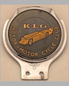 K.L.G. Motor & Motorcycle club bar badge, U.K.