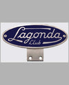 Lagonda Club bar badge, U.K.
