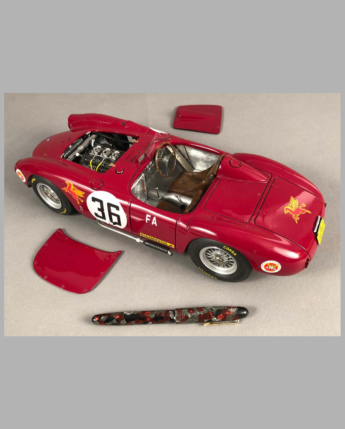 Lancia D24 Model Hand-built by Jack Harper open