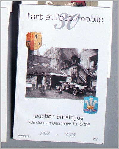 l'art et l'automobile past auction catalogs (set of 22) 3