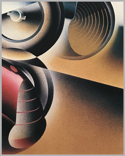 l'art et l'automobile large poster by Alain Lévesque