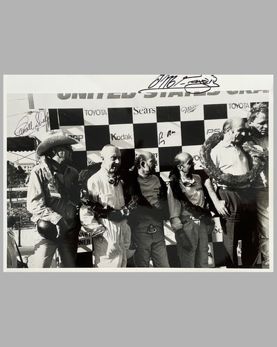1976 Long Beach Grand Prix autographed photo