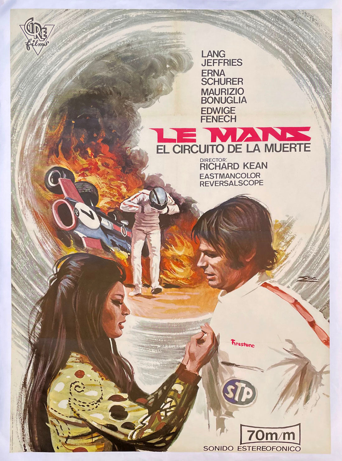 Le Mans – El Circuito de la Muerte original Italian movie poster