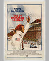 1971 Steve McQueen Le Mans original Spanish movie poster