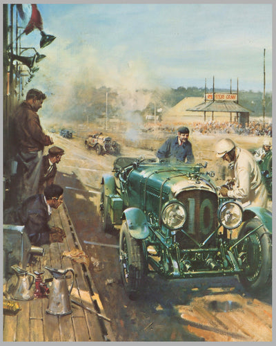 Bentley at Le Mans 1929 print by Terence Cuneo 3