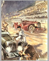 1932 Le Mans 24 Hour, 1980's print by Geo Ham, France 2