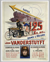 Leon Vanderstuyft large original poster, 1928