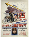 Leon Vanderstuyft large original poster by Abel Petit, 1928