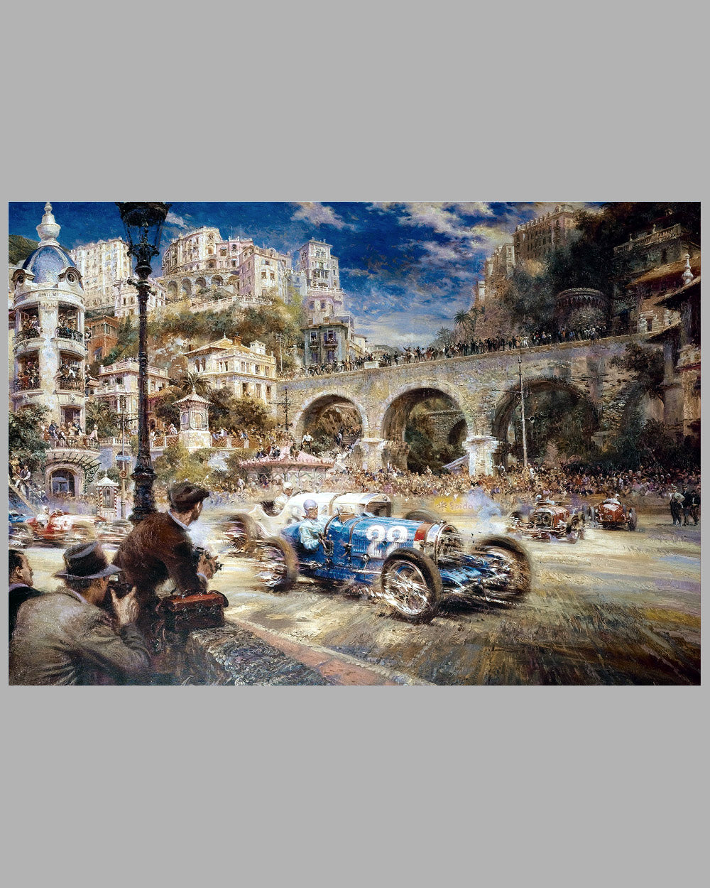 Le Pur Sang des Automobiles numbered print by Alfredo de La Maria 2