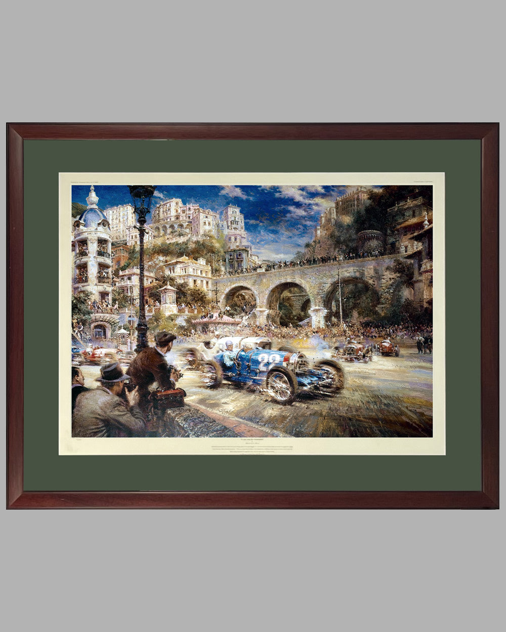 Le Pur Sang des Automobiles numbered print by Alfredo de La Maria