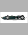 Lotus-Ford 49 long print produced in the 1970's 2Lotus-Ford 49 long print produced in the 1970's 3