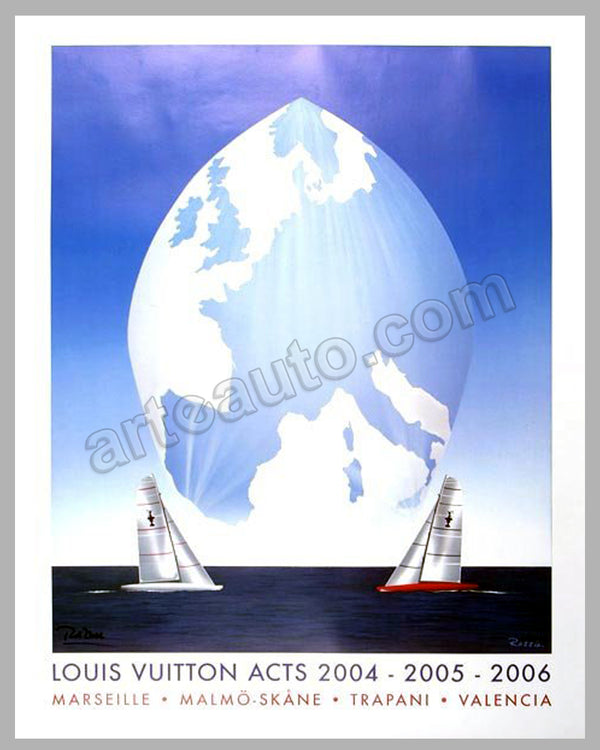 Louis Vuitton Cup, San Francisco, 2013 poster by Razzia