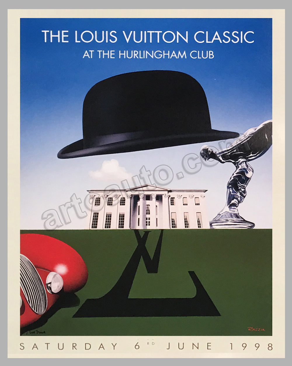 Louis Vuitton Classic at the Hurlingham Club 1998 large poster by Razzia