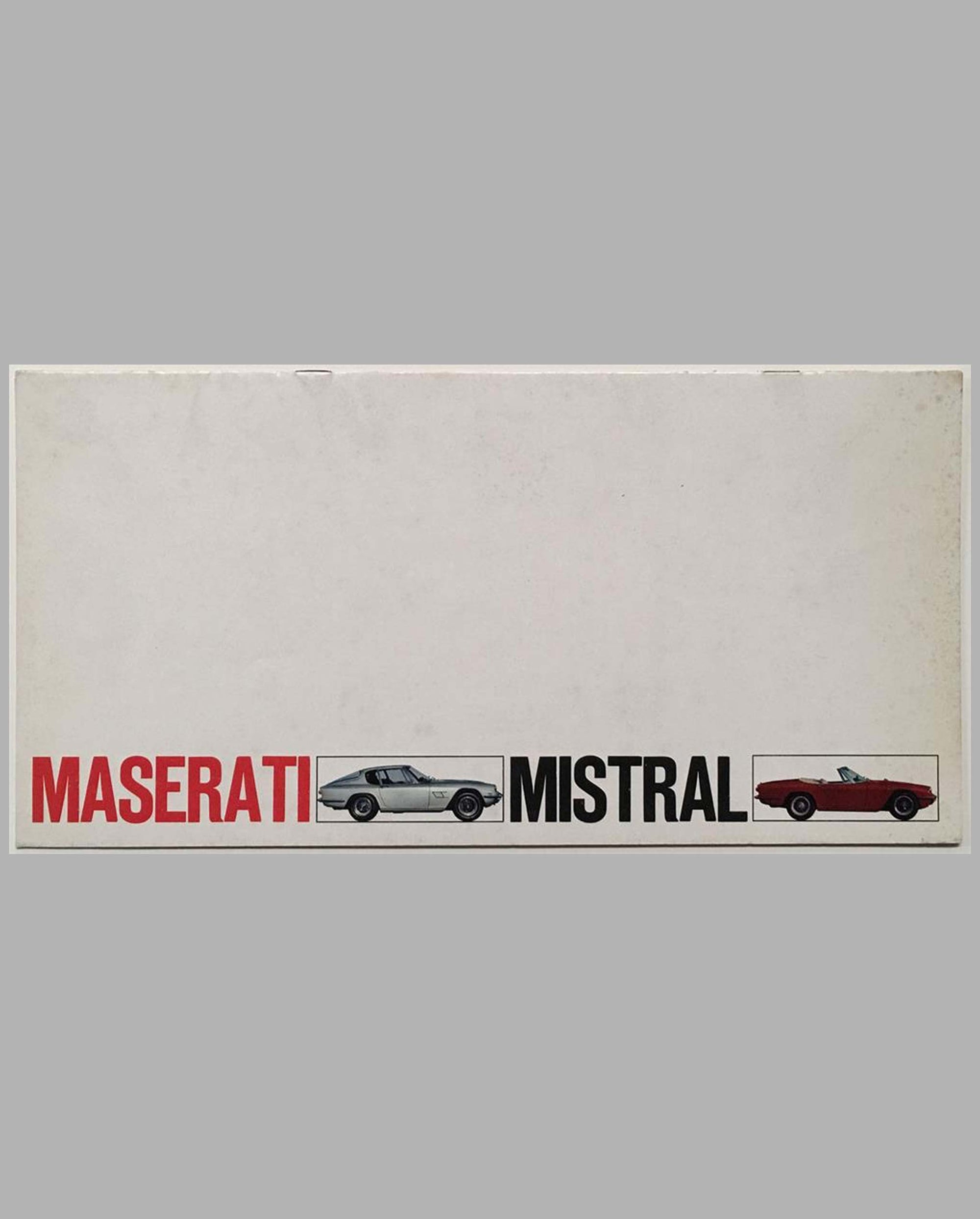Maserati Mistral brochure, factory original